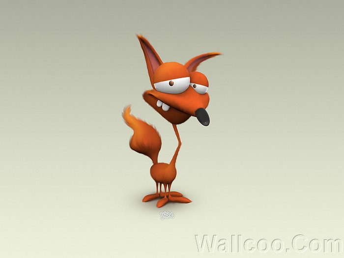 Free download and Cartoon Characters Fox Lovely 3D Fox Character Wallpaper  19 [700x525] for your Desktop, Mobile & Tablet | Explore 44+ Cartoon Fox  Wallpaper | Fox Logo Wallpapers, Cartoon Backgrounds, Cartoon Wallpaper