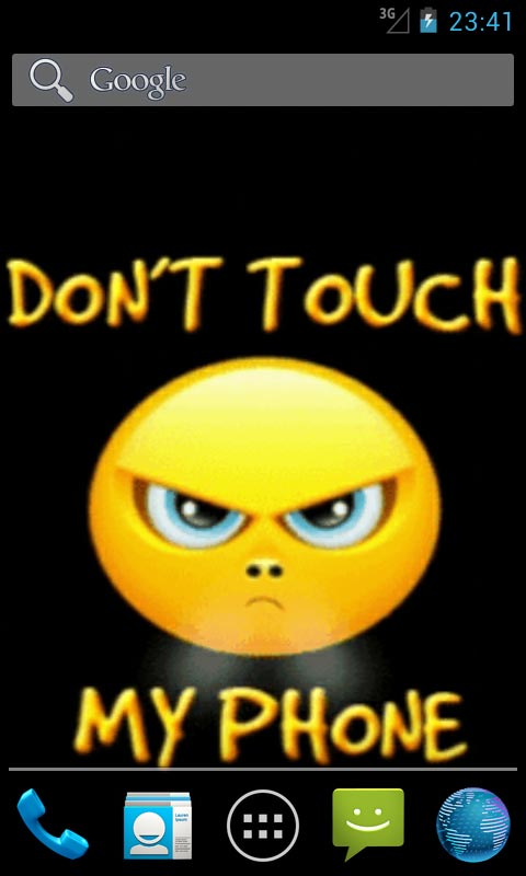Dont Touch My Phone Live Wallpaper For Your Android