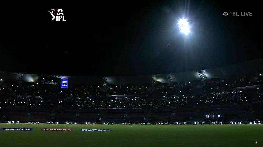 Mufaddal Vohra On X A Light Show At Dy Patil Stadium Before The