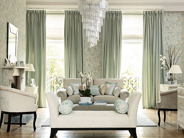 Summer Palace Eau De Nil From The Laura Ashley Wallpaper Collection