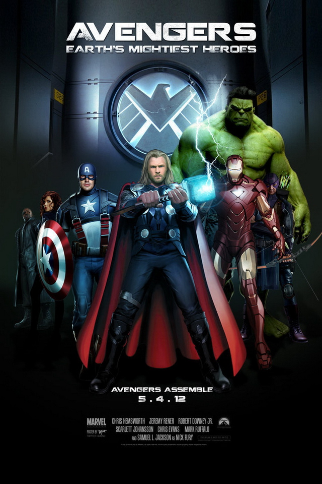 The Avengers iPhone 4s Wallpaper Photo