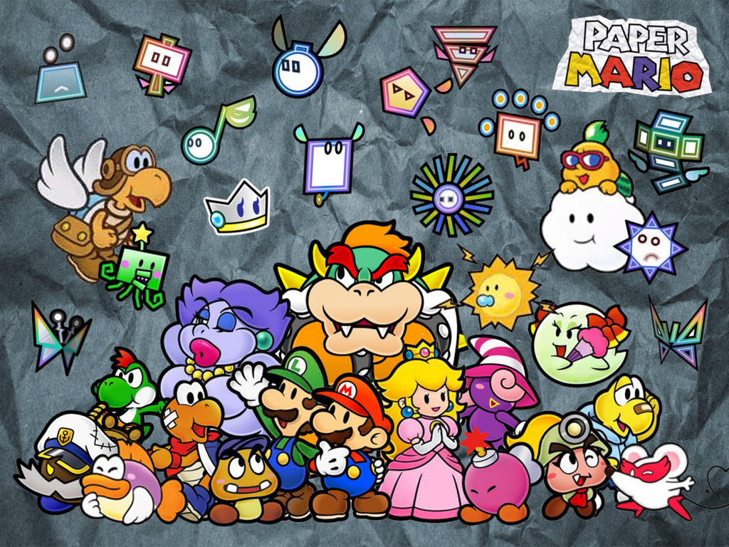 🔥 Download Luigi X Daisy Wallpaper Paper Mario Version By Mariorandom57 ...