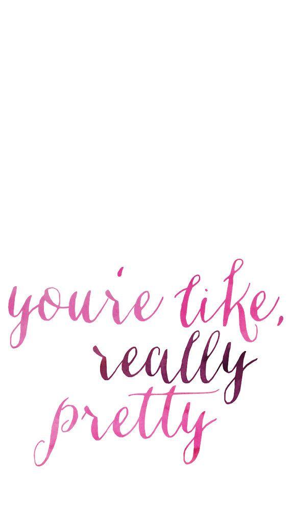 🔥 Download You Re Like Really Pretty Mean Girls Quotes Pink by @sweiss ...