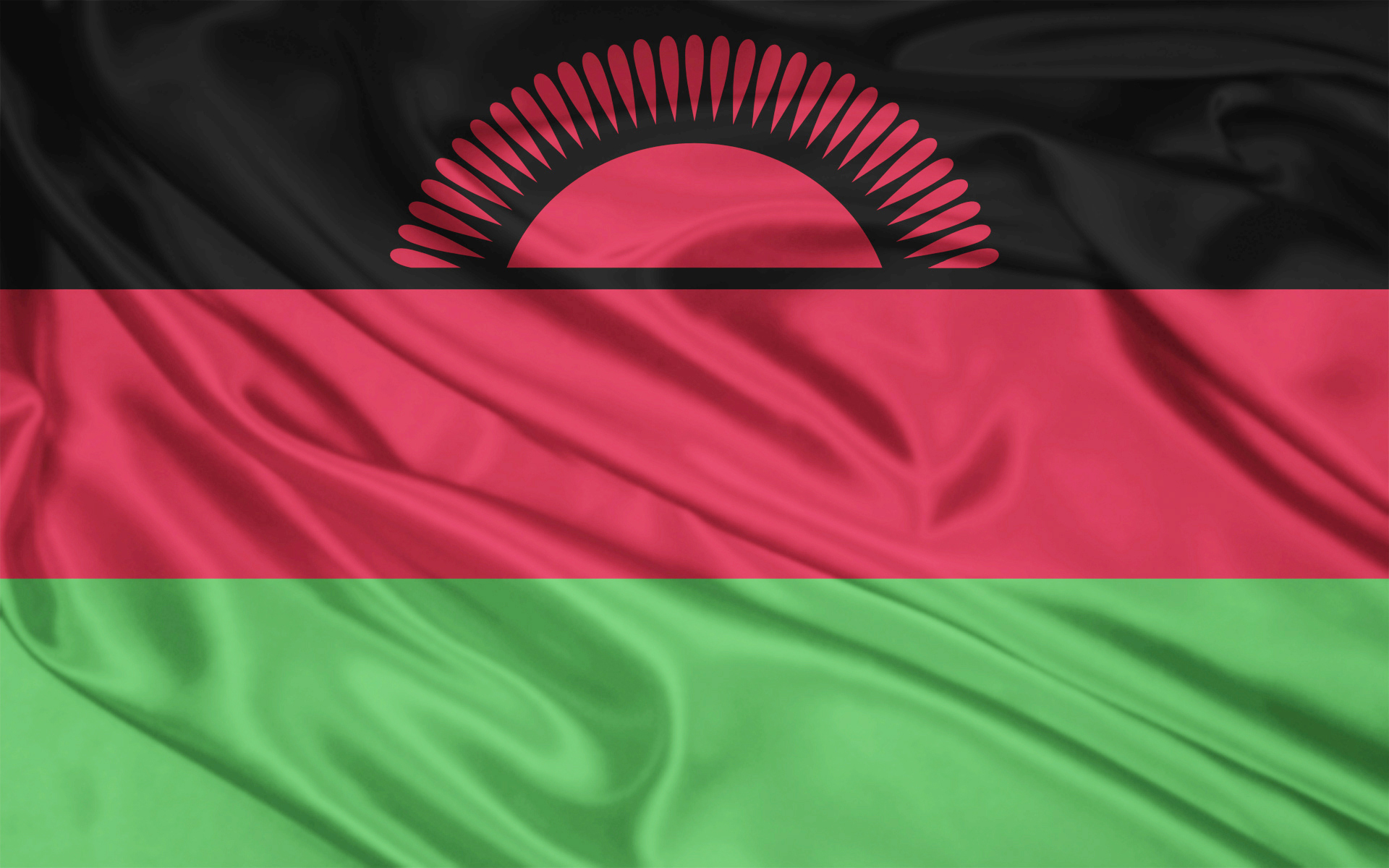 Malawi Flag Wallpaper Stock Photos
