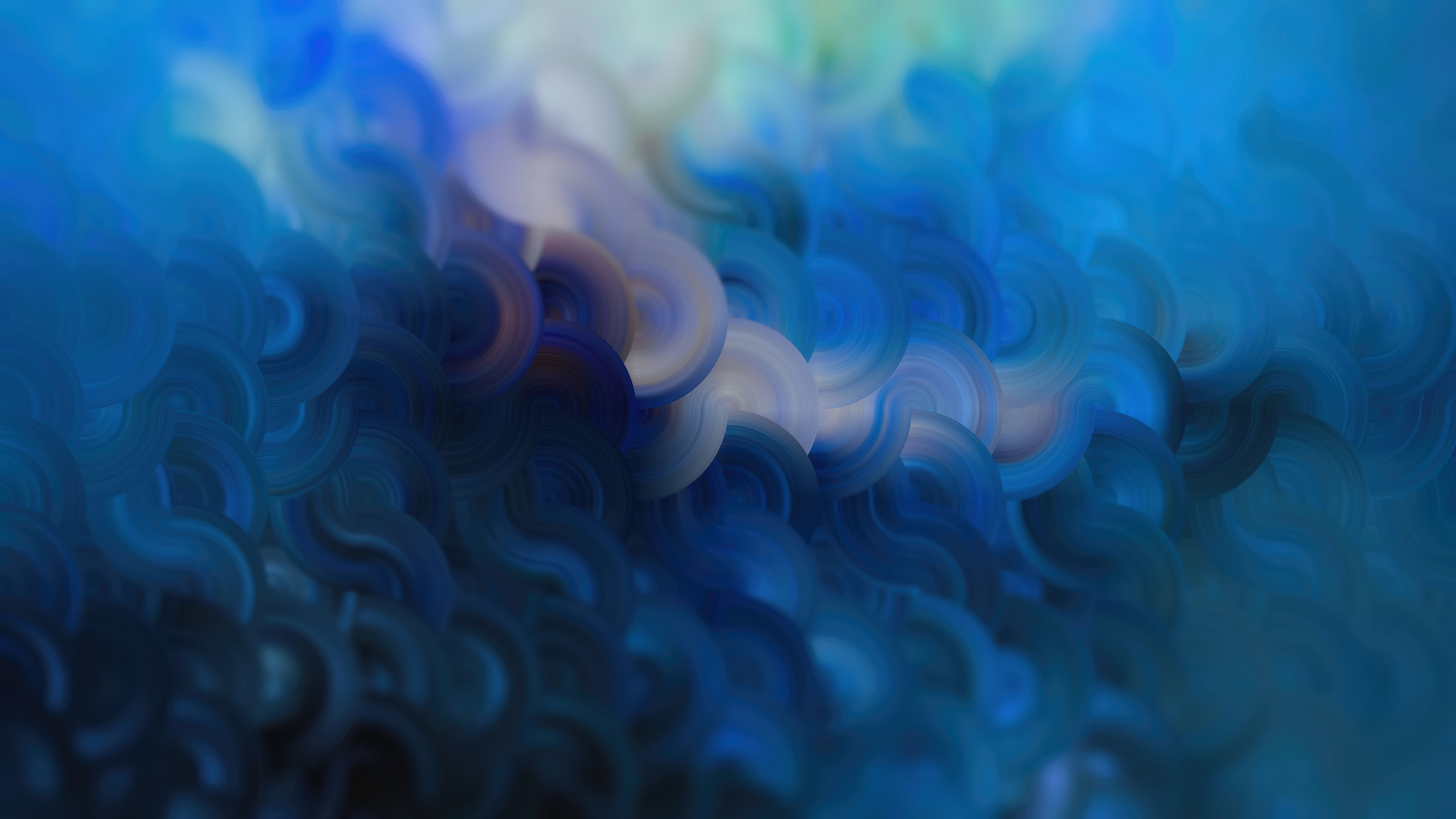 Blue Abstract Background 4k Wallpaper