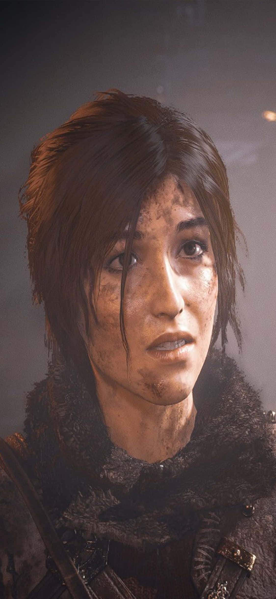 iPhone X Rise Of The Tomb Raider Background Wallpaper