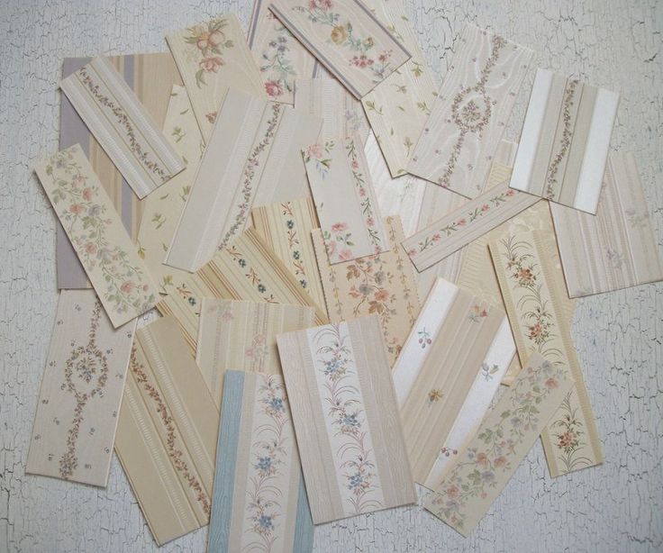 Free download Vintage Wallpaper Scrap Pack Floral Mini Paper Pack Lot