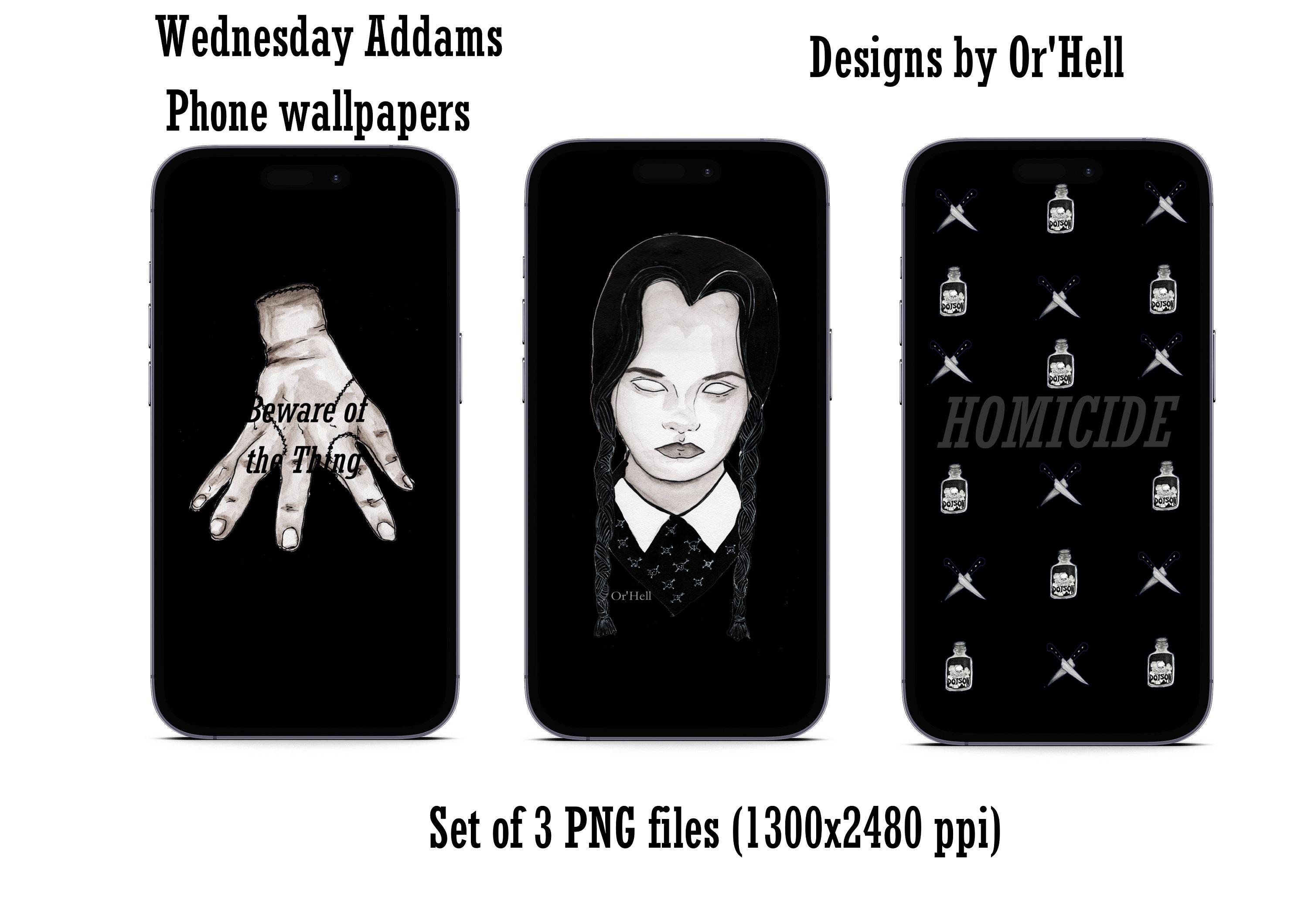 Wednesday Addams Aesthetic Wallpaper iPhone Or Other Phones