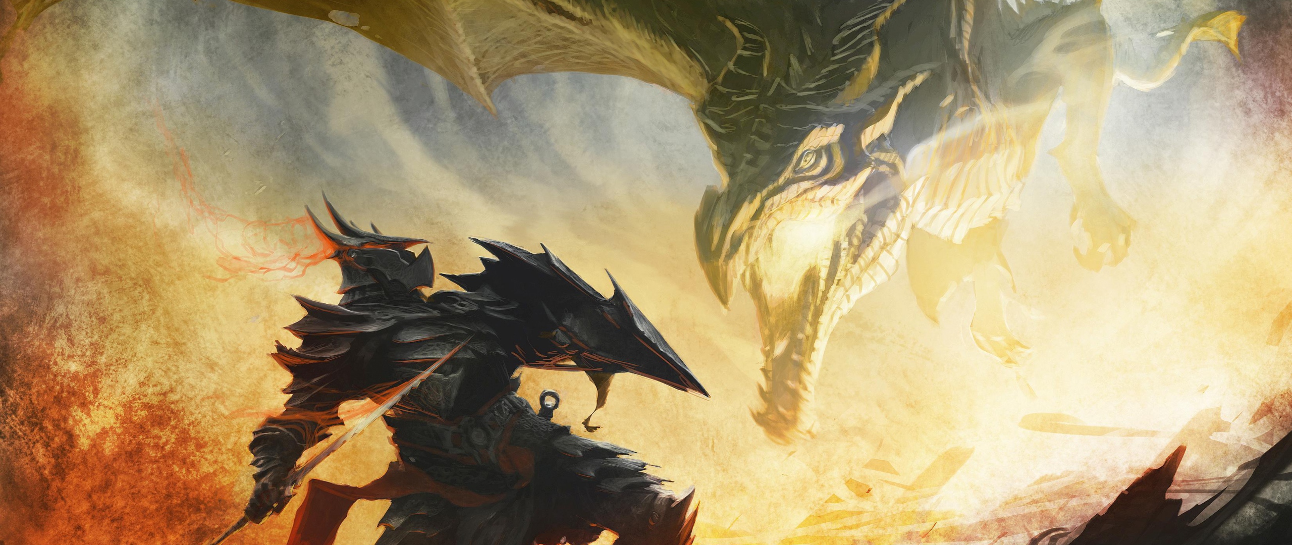 Wallpaper The Elder Scrolls Skyrim Art Dragon Daedric