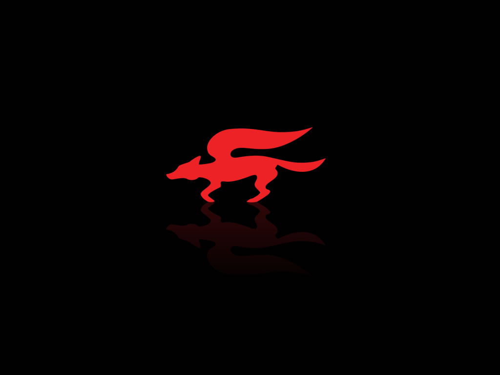 Logo Star Fox Branca No Fundo Preto 4k HD Wallpaper