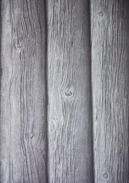 Grey Distressed Wood Panel Koziel Textured Wallpaper 40m J28809