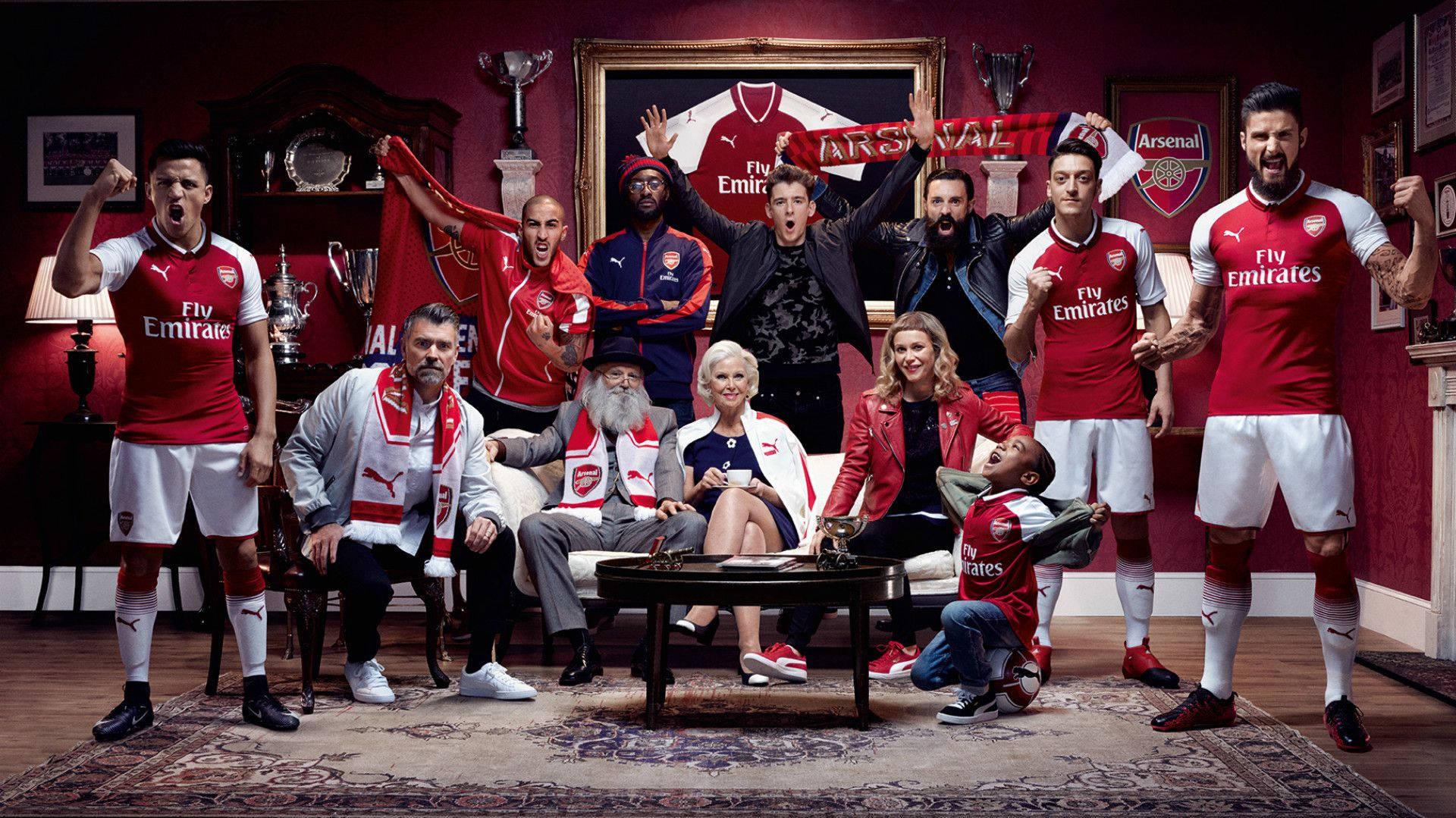 Arsenal Fc Promotional Photo Wallpaper