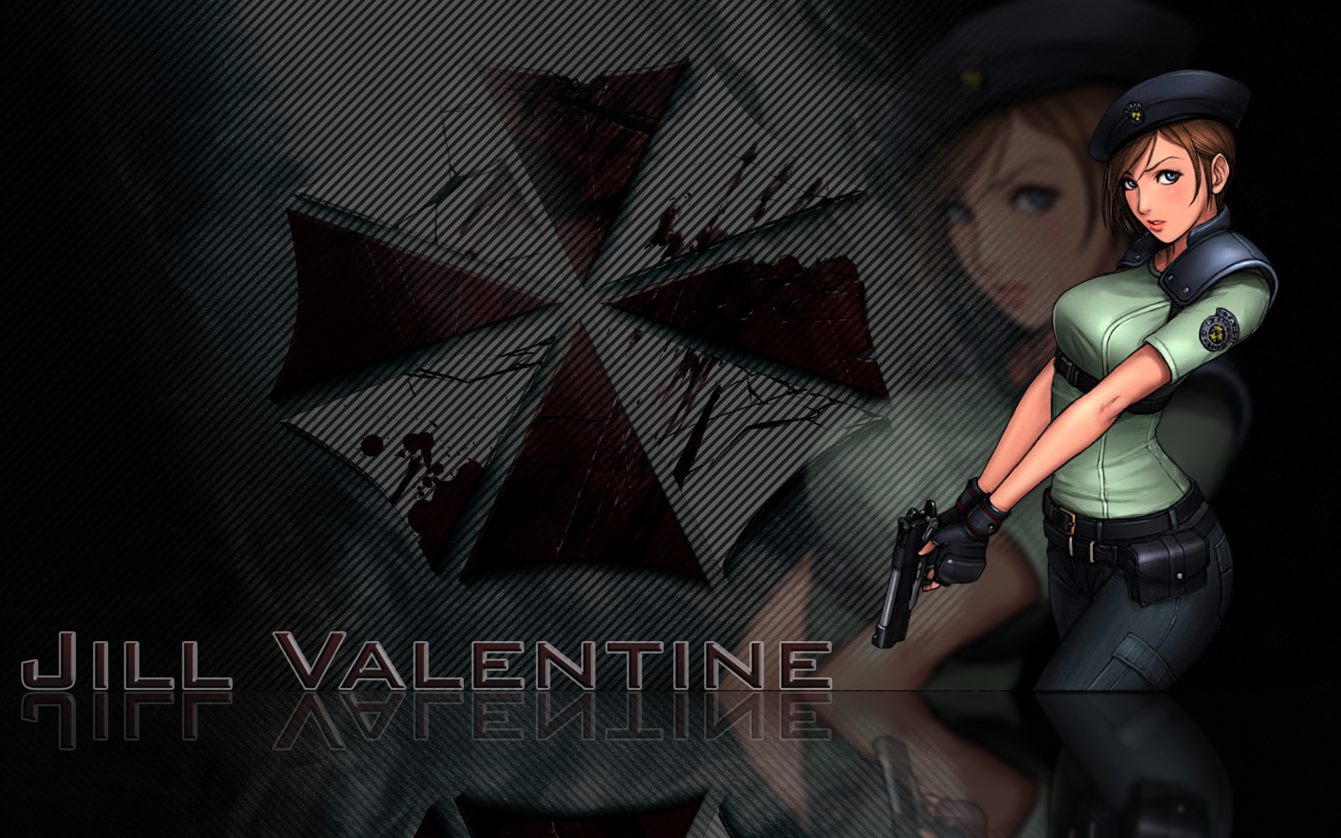 Games Resident Evil Jill Valentine Umbrella Corp Wallpaper Background