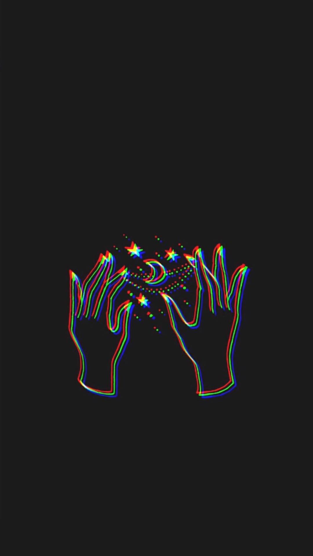 Trippy Dark Aesthetic Wallpaper