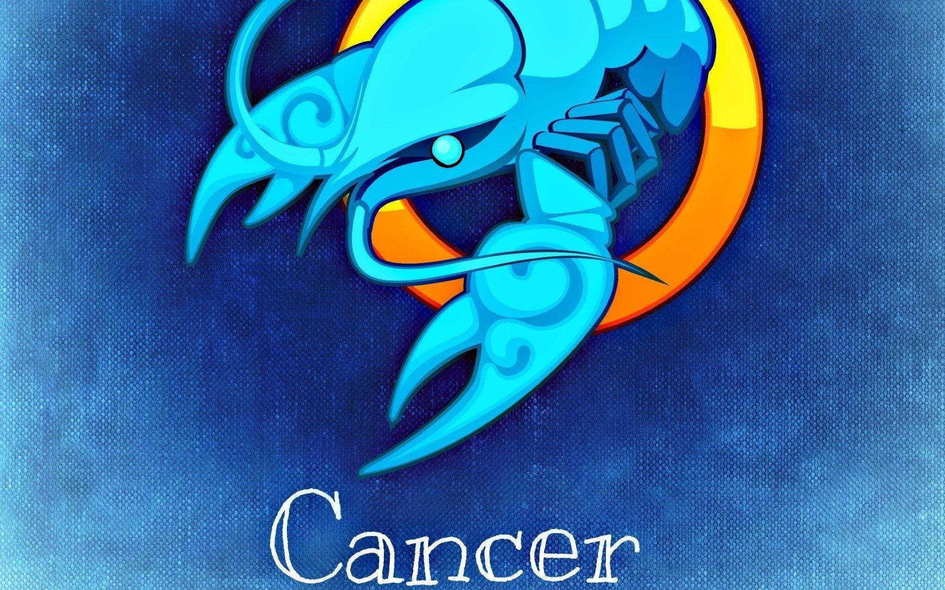 Cancer Sign Blue Crayfish Symbol 4af1prn50sp8ke69 Wallpaper