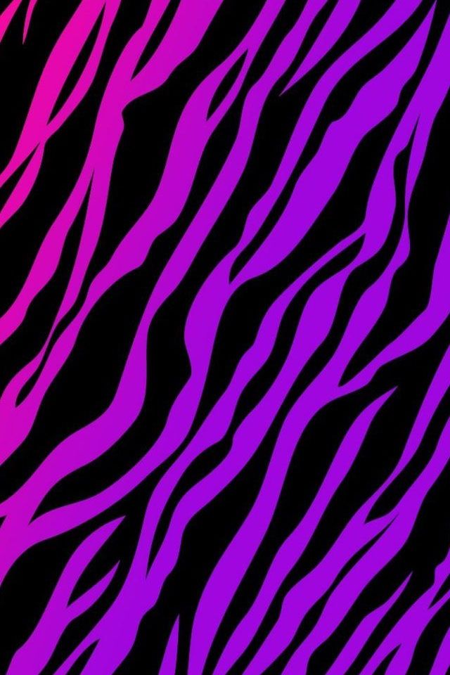 Pink N Purple Zebra Print Background Pictures For iPhone