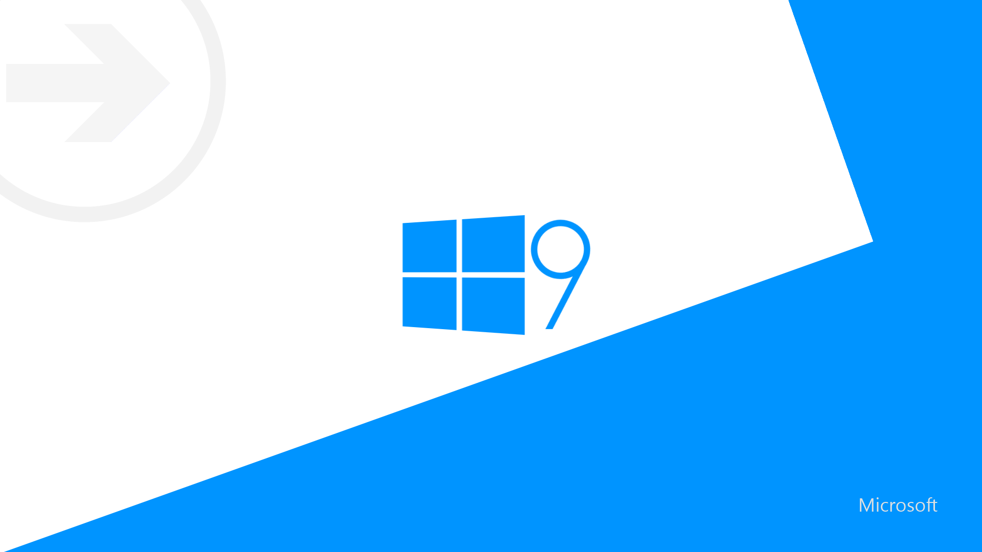 Microsoft Windows Full Screen Desktop Background Sky Blue White HD