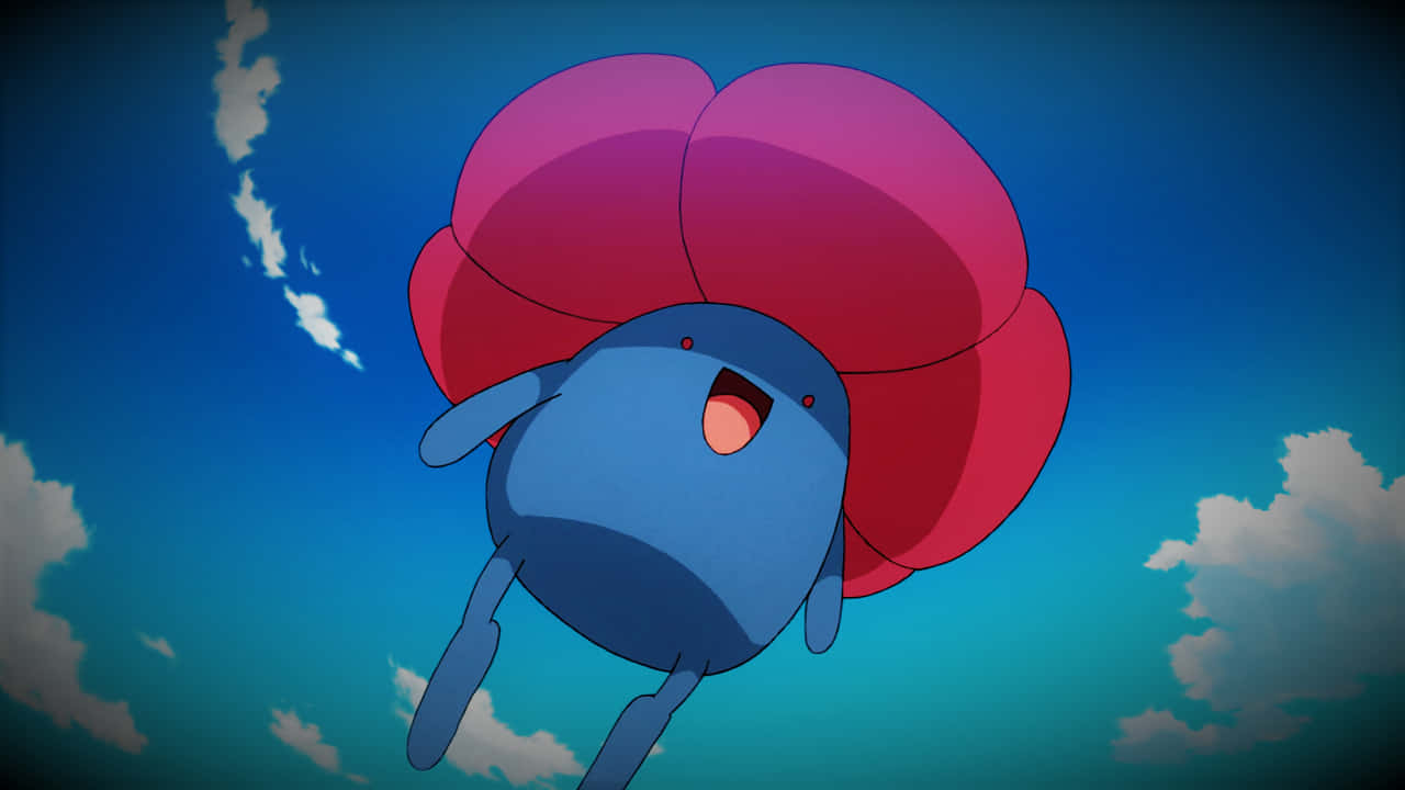 Fisheye Of Flying Vileplume 9jxhji6u71u1irdt Wallpaper