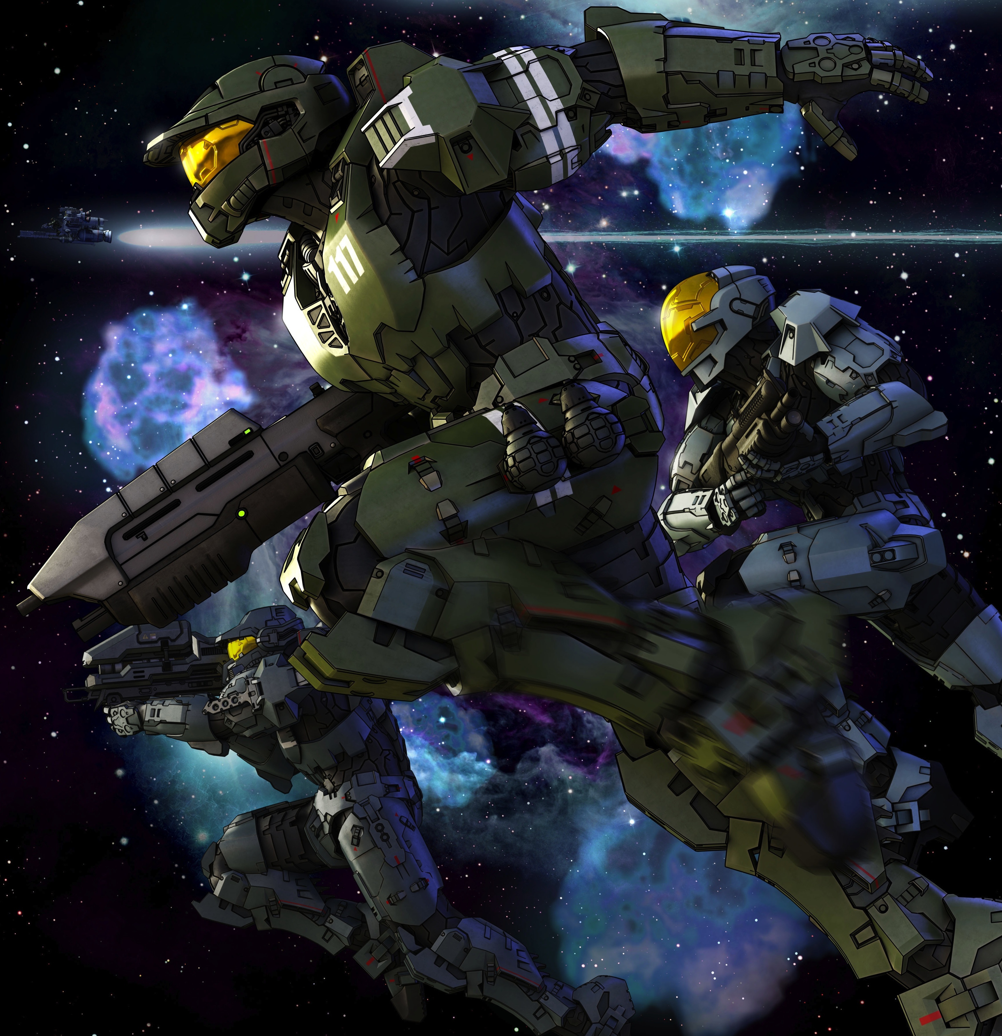 Halo 5 Blue Team Wallpaper - WallpaperSafari