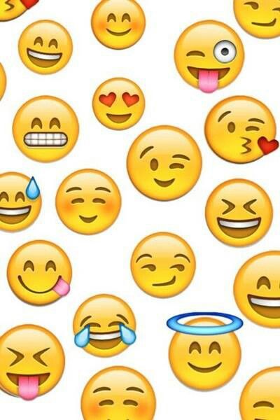 Background iPhone Emojis Wallpaper