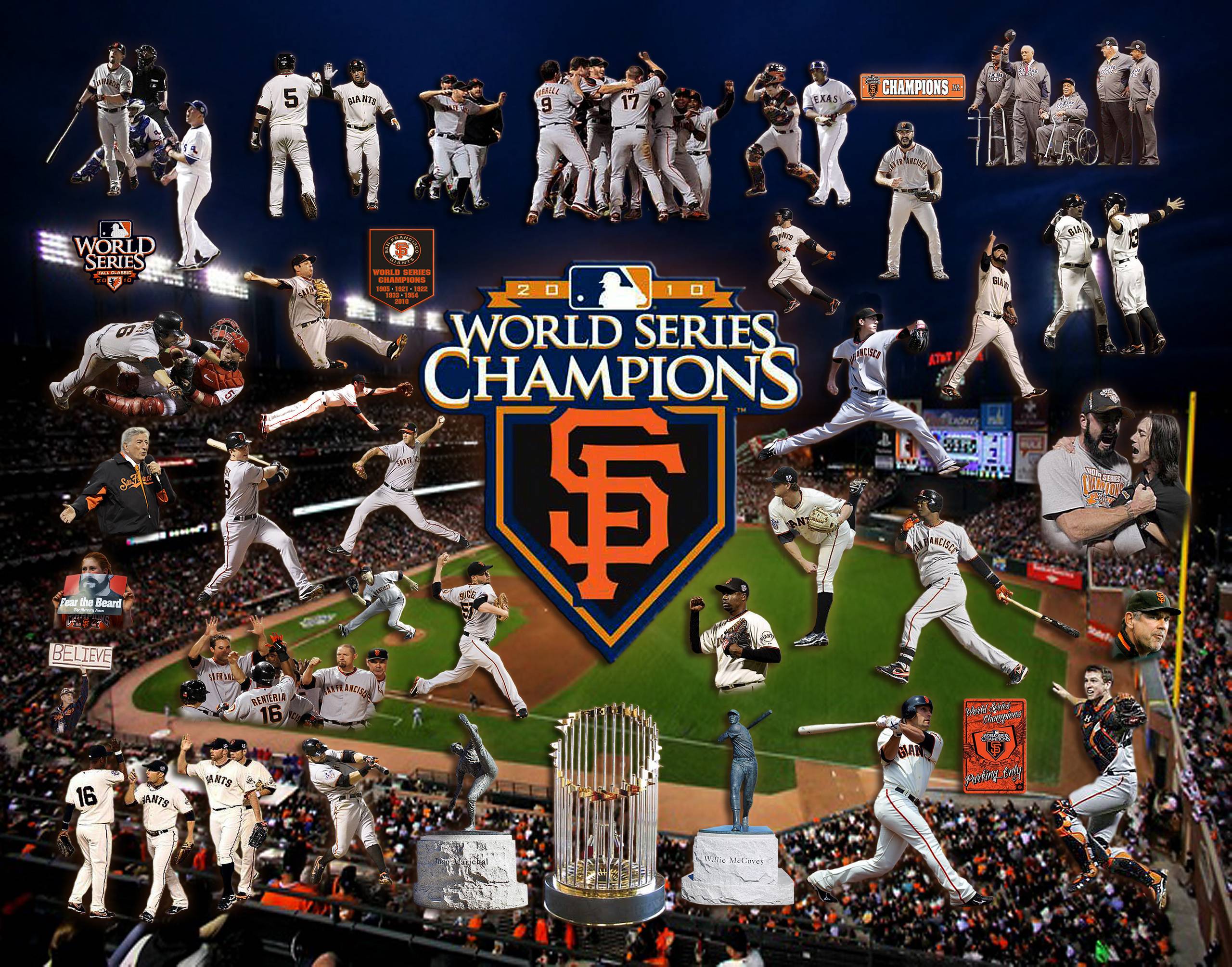 San Francisco Giants World Series Champions Poster High