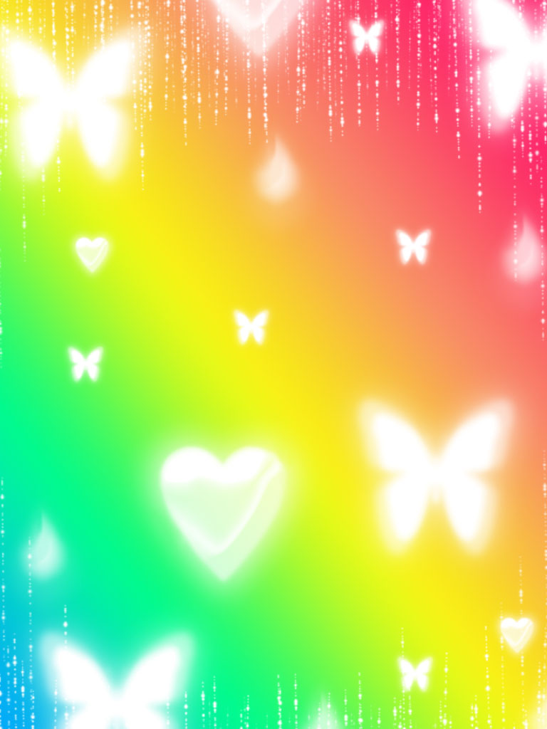 Free download Cute Rainbow Background by YuniNaoki on [768x1024 ...