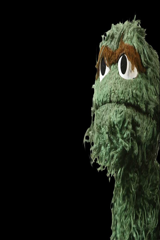 Oscar The Grouch Background For Your iPhone
