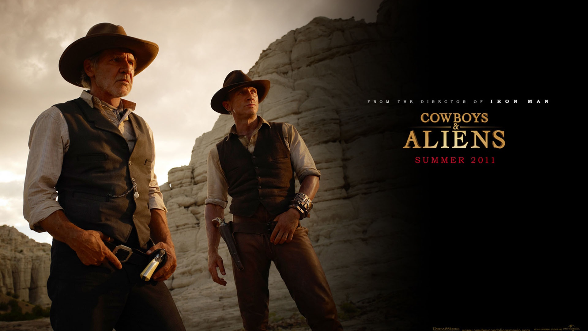 Cowboys And Aliens Duo Desktop Pc Mac Wallpaper