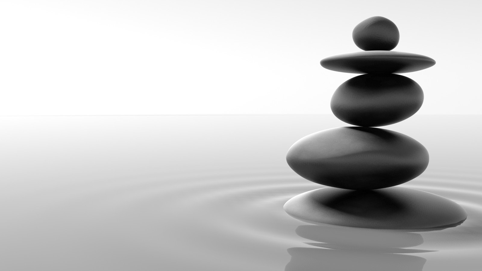 Zen Balance Wallpaper Pebbles