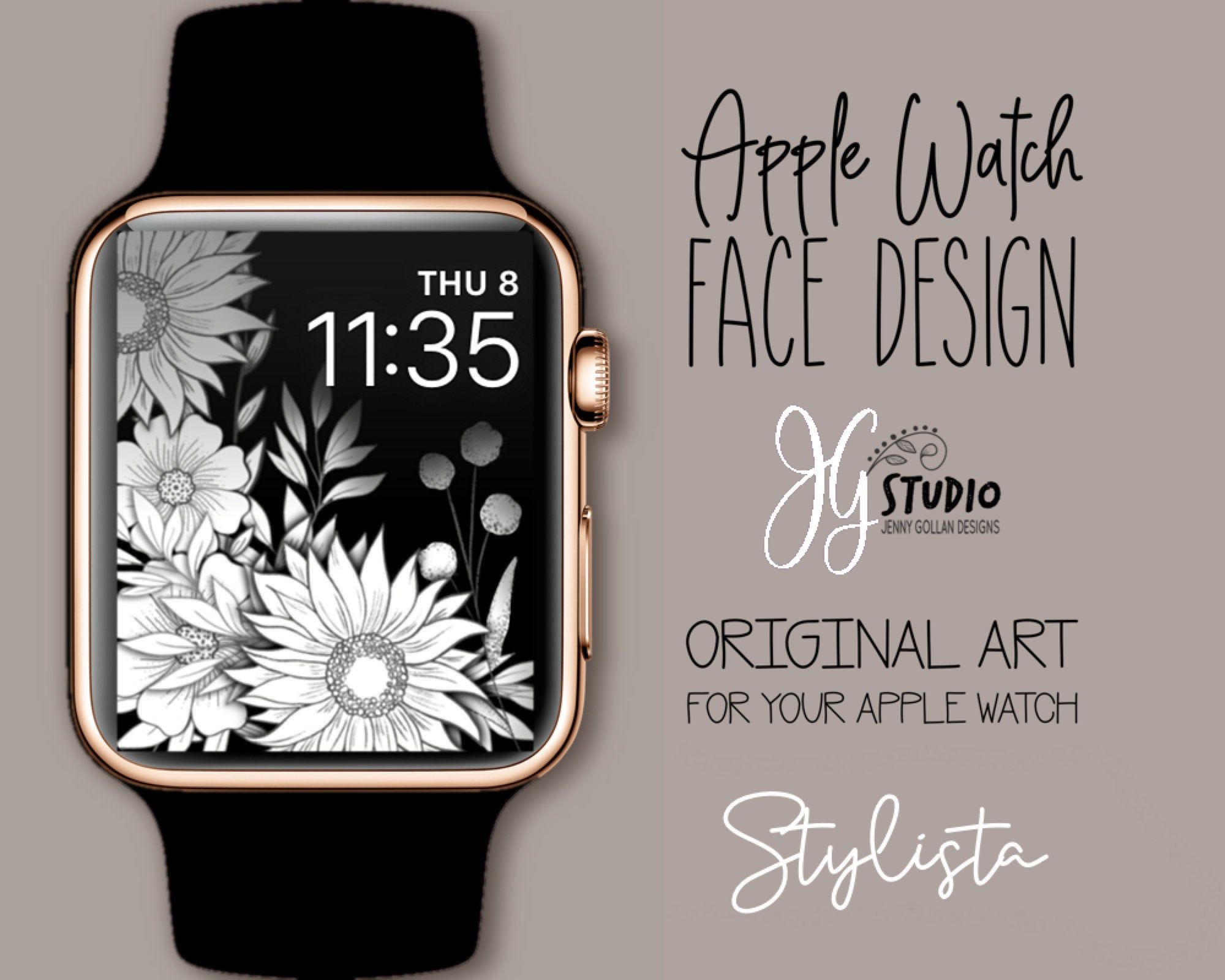APPLE WATCH WALLPAPER Pink Flowers Apple Watch Face Download My Watch