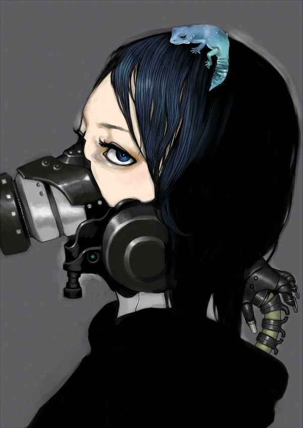 12+ Gas Mask Anime Pictures