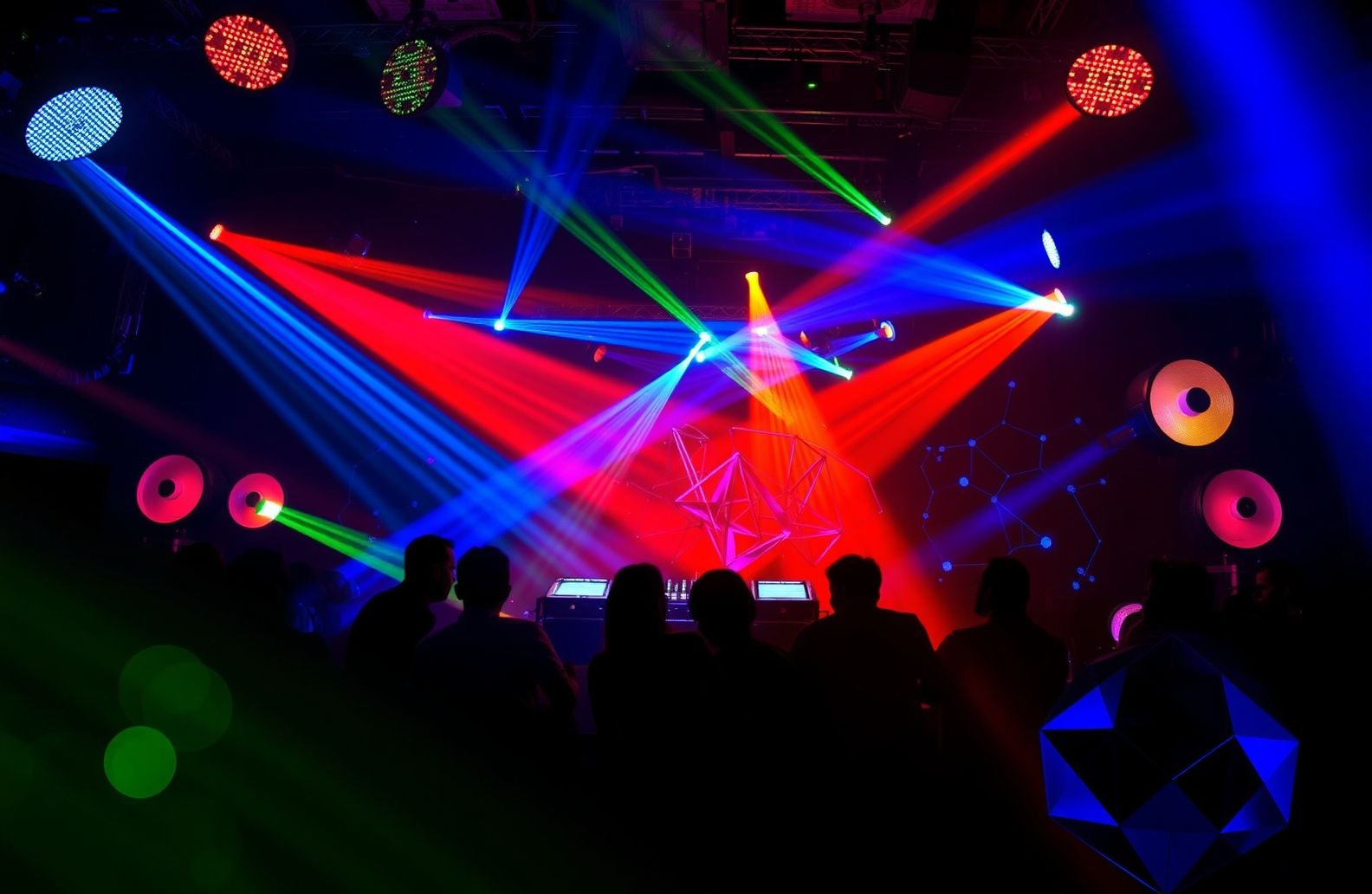 Led Dj Lights Wallpaper