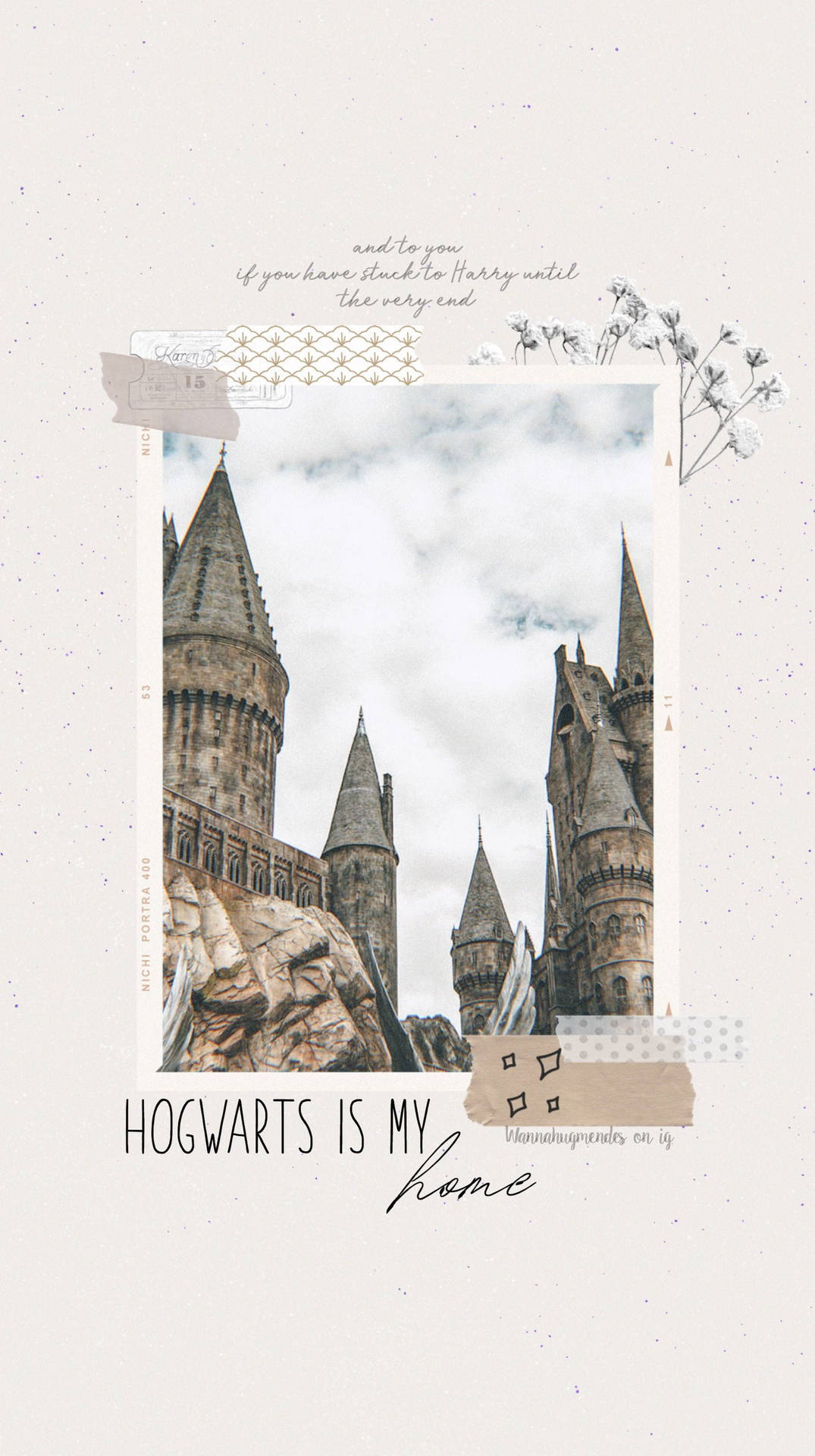 Cute Harry Potter Hogwarts Aesthetic Wallpaper