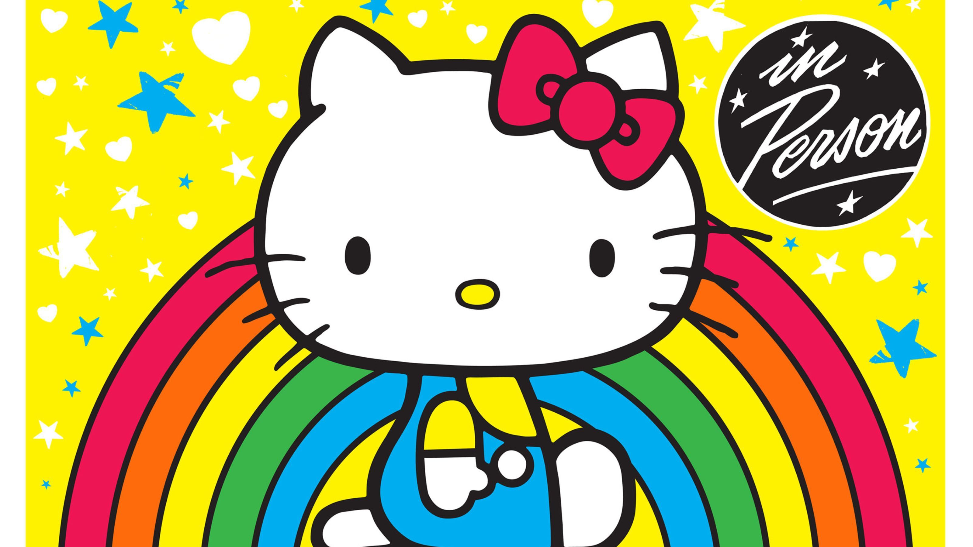 Hello Kitty Rainbow Wallpaper Top