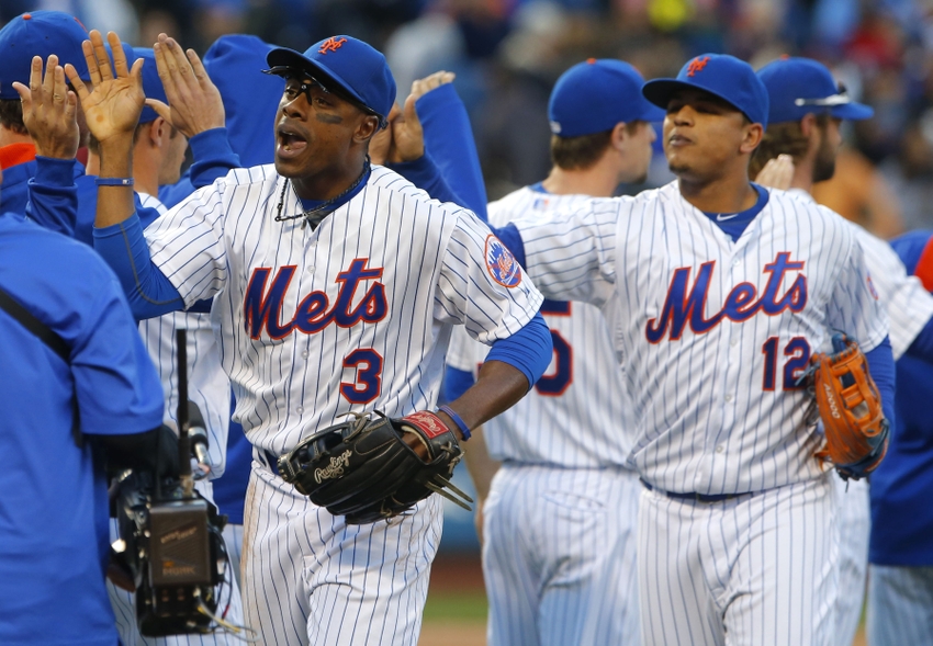 Oct 4 2015 New York City NY USA New York Mets right fielder 850x589