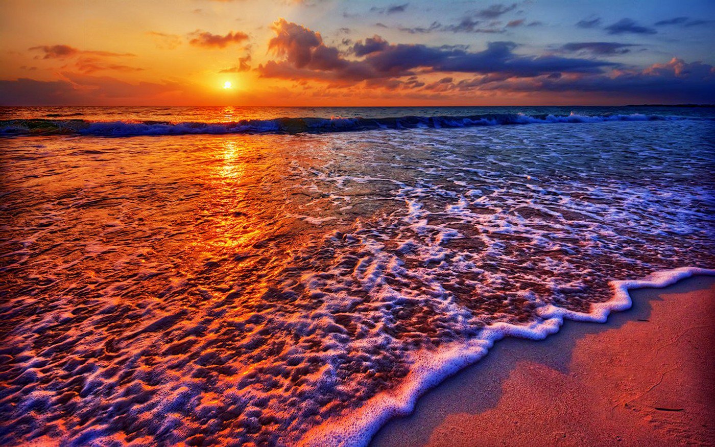 Sea Waves Onbeach HD Nature 4k Wallpaper Image Photos And Picture
