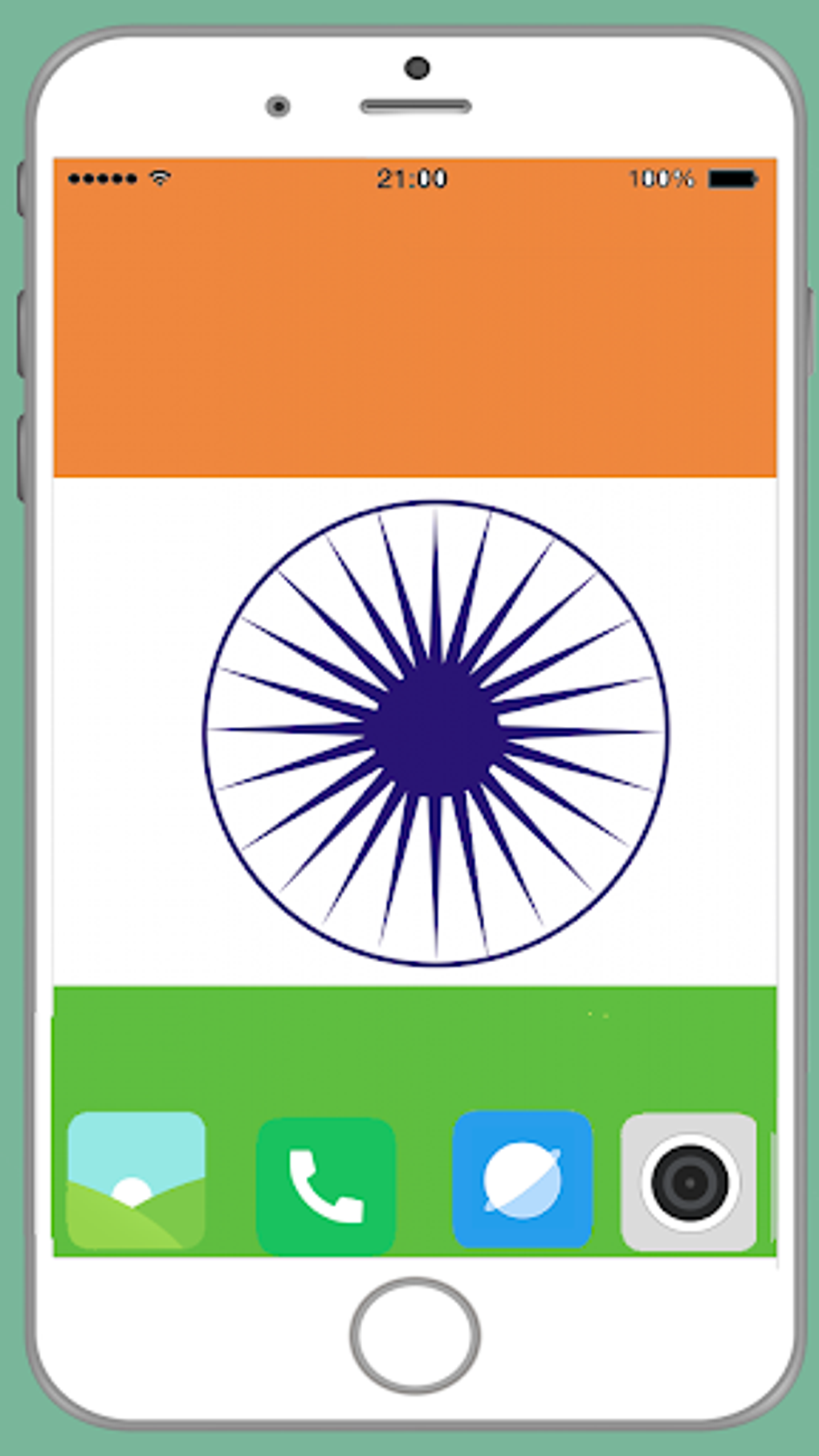 Indian Flag Full HD Wallpaper Apk Pour Android