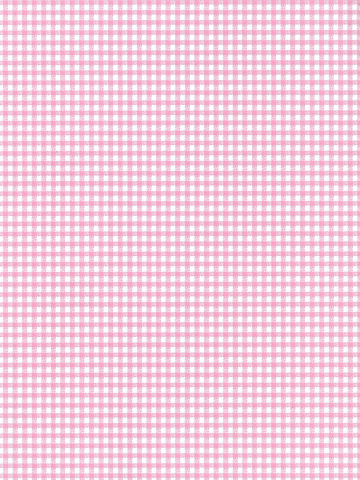Soft Pink And White Gingham Check Wallpaper Border Yh1373