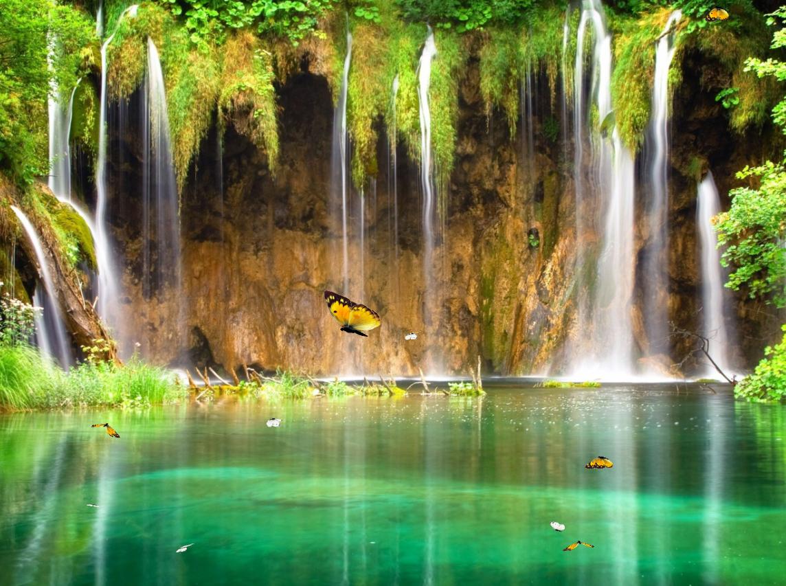 Download Charm Waterfall Animated Wallpaper