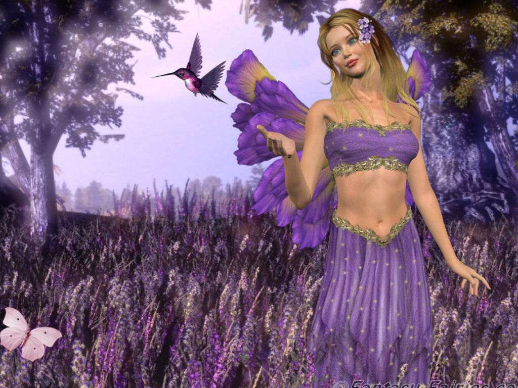Purple Fairy Fairies Fan Art