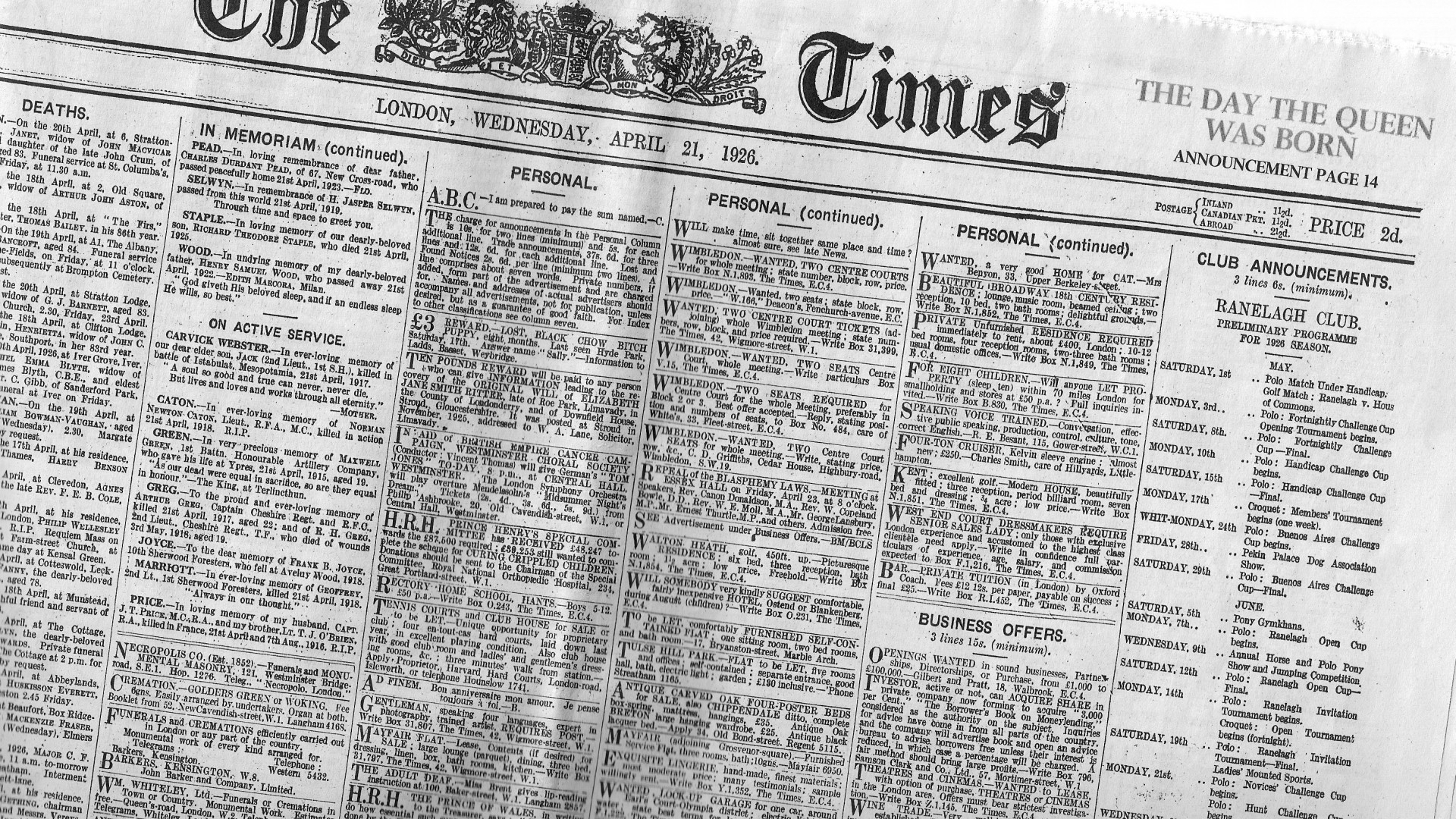 Black And White Newspaper Wallpaper