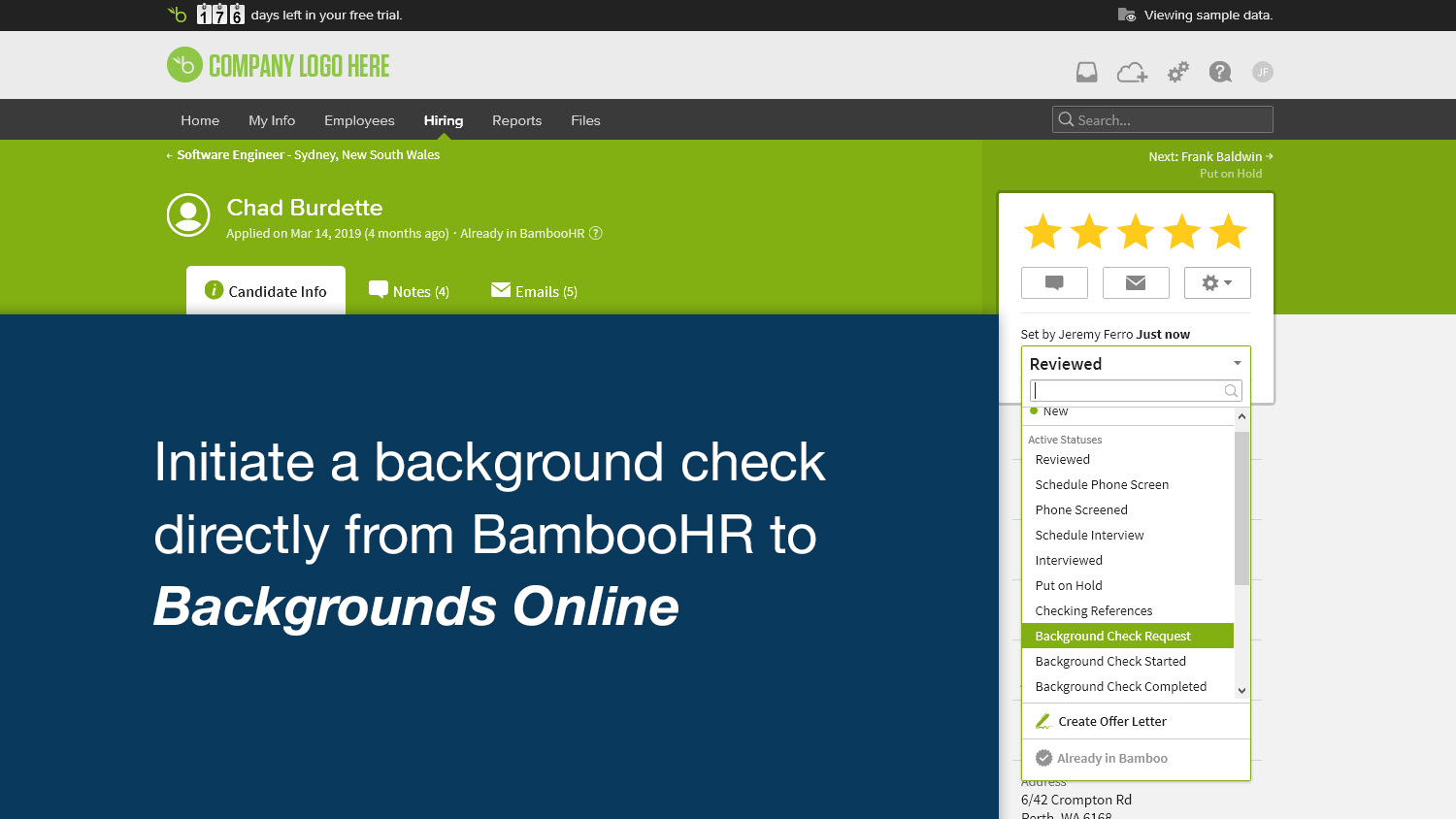 Run And Re Background Checks Via Ats Background Online