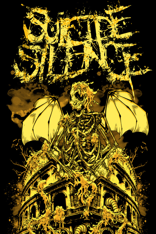 Suicide Silence Music Artists Wallpaper For iPhone