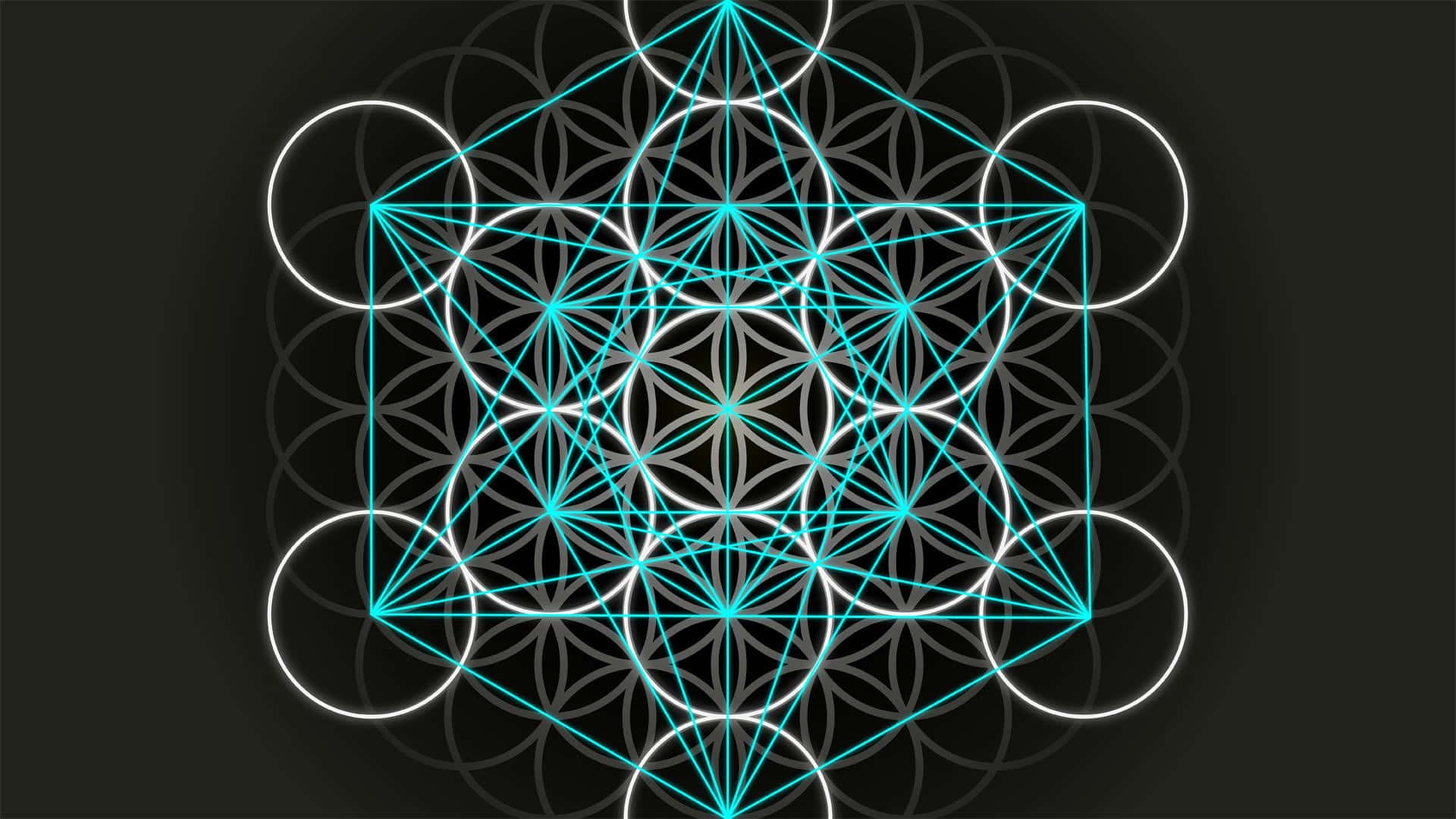 The Geometric Beauty Of Flower Life Wallpaper