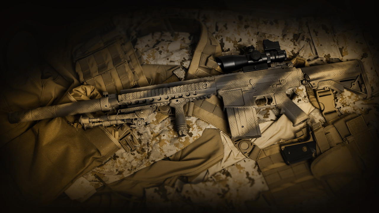 Airsoft Media Custom Sr Unseen Aeg Gun Wallpaper