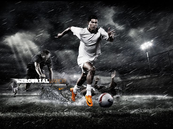 Mercurial Vapor Nike With Christiano Ronaldo Wallpaper