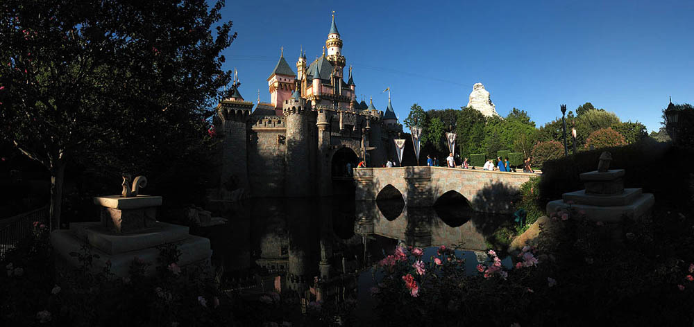 Matterhorn Disneyland Wallpaper Disneyland panoramic image of