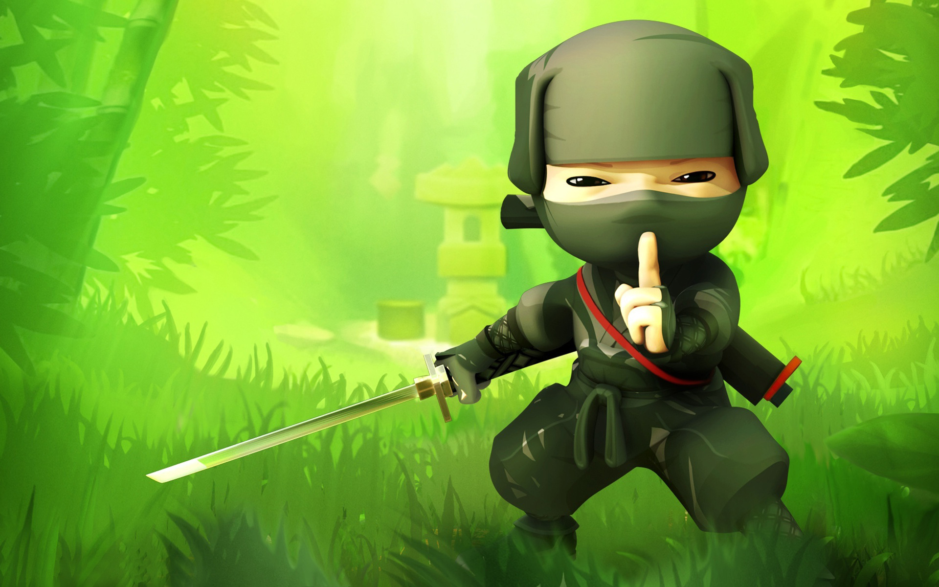 Desktop Wallpaper Mini Ninjas
