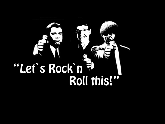 Get Your Let S Rock N Roll This Pulp Fiction Edition Wallpaper