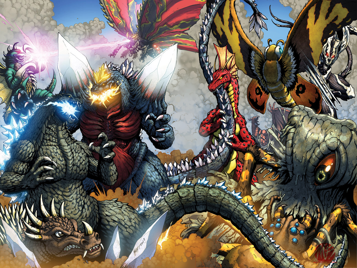 Godzilla Rulers Of Earth Puter Wallpaper Desktop Background